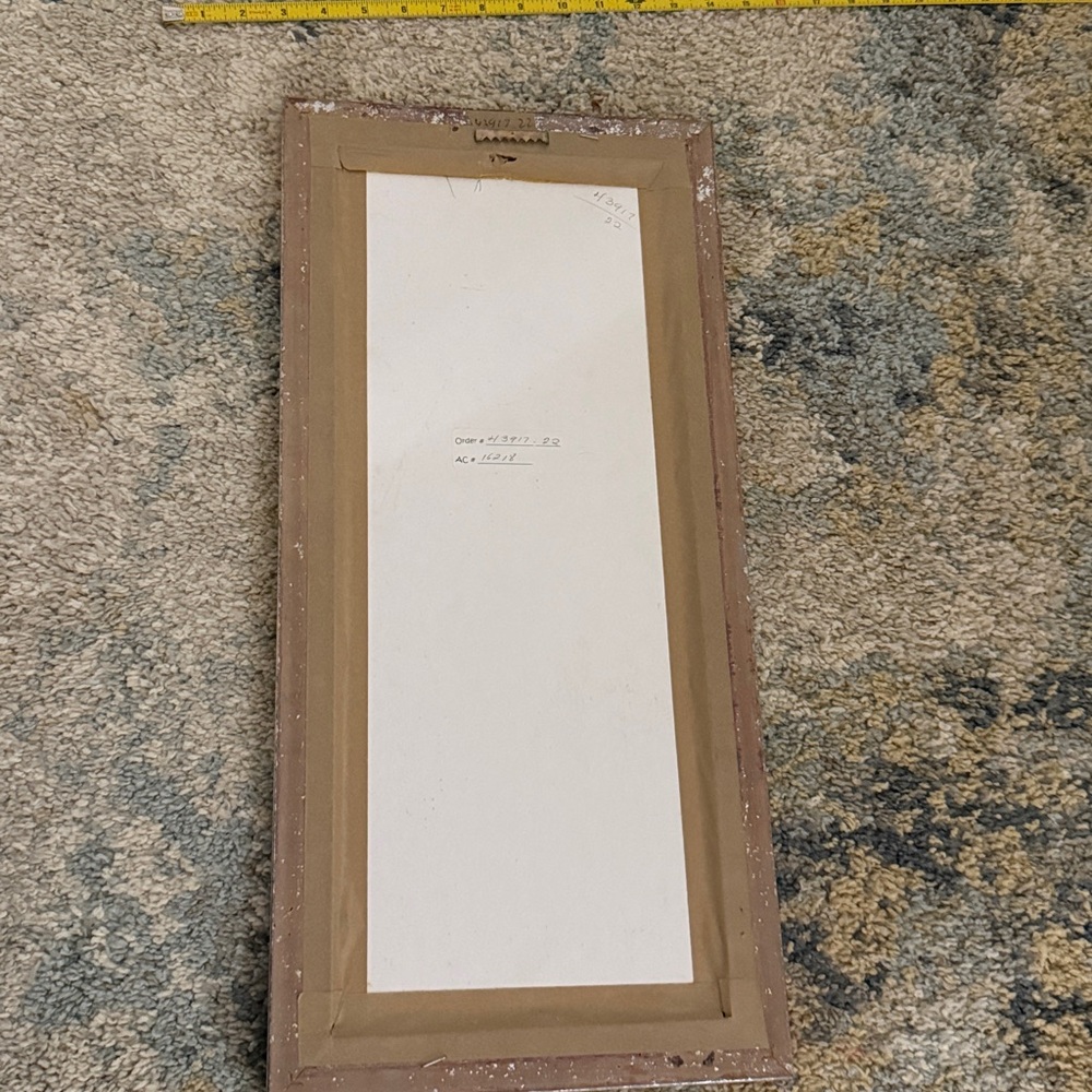 Tommy Bahama Style Tropical Palm Tree Picture in 10.5 inch x 22.75 inch Frame - Picture 6 of 9